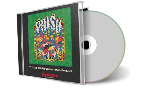 Front cover artwork of Phish 2024-07-21 CD Mansfield Audience