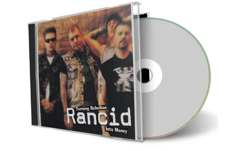 Front cover artwork of Rancid Compilation CD Turning Rebellion Into Money Soundboard
