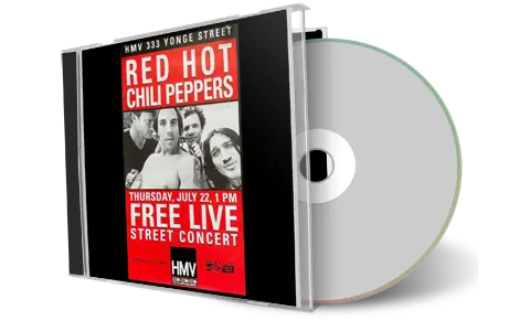 Front cover artwork of Red Hot Chili Peppers 1999-07-22 CD Toronto Audience