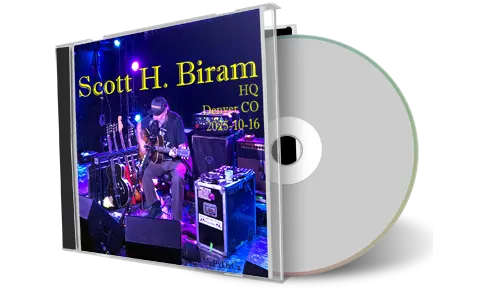 Front cover artwork of Scott H Biram 2025-10-16 CD Denver Audience