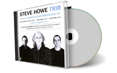 Front cover artwork of Steve Howe Trio 2010-03-07 CD Birkenhead Audience