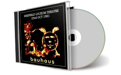 Front cover artwork of Bauhaus 1981-10-23 CD Sheffield Audience
