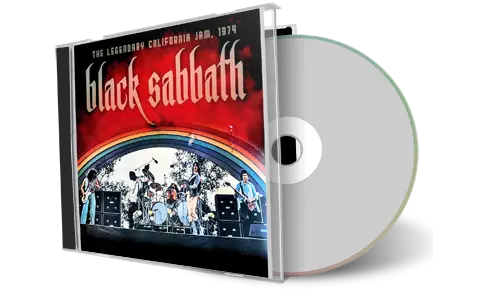 Front cover artwork of Black Sabbath Compilation CD The Legendary California Jam 1974 Soundboard