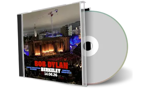 Front cover artwork of Bob Dylan 2026-06-14 CD Berkeley Audience