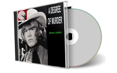 Front cover artwork of Brian Jones Compilation CD A Degree Of Murder Soundboard