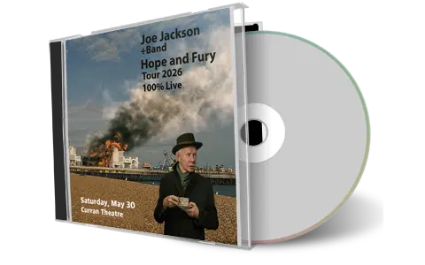 Front cover artwork of Joe Jackson 2026-05-30 CD San Francisco Audience