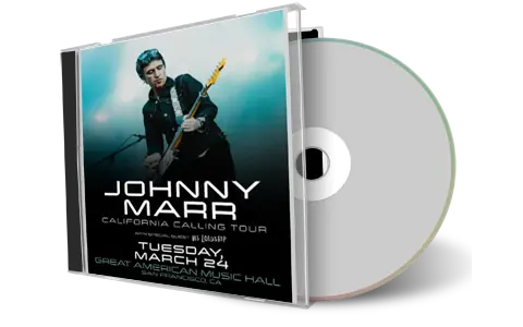Front cover artwork of Johnny Marr 2026-03-24 CD San Francisco Audience