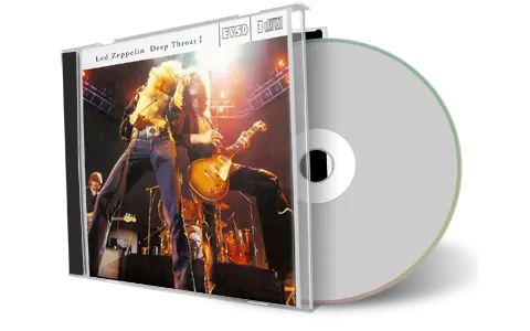 Front cover artwork of Led Zeppelin Compilation CD Deep Throat Audience