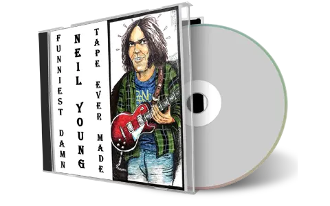 Front cover artwork of Neil Young Compilation CD Funniest Tape Audience