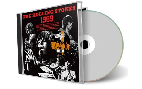 Front cover artwork of Rolling Stones Compilation CD Promo 1969 Soundboard