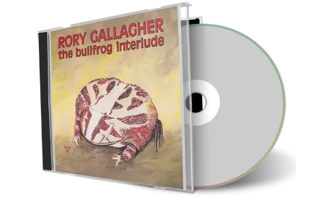 Front cover artwork of Rory Gallagher Compilation CD The Bullfrog Interlude Soundboard
