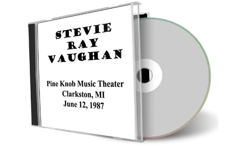 Front cover artwork of Stevie Ray Vaughan 1987-06-12 CD Clarkston Audience