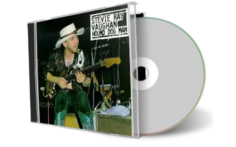 Front cover artwork of Stevie Ray Vaughan Compilation CD Hound Dog Man Soundboard
