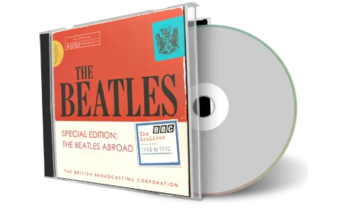 Front cover artwork of The Beatles Compilation CD Abroad Soundboard
