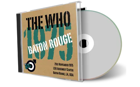 Front cover artwork of The Who 1975-11-21 CD Baton Rouge Audience