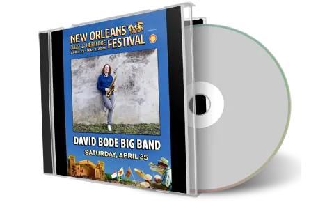 Front cover artwork of David Bode Big Band 2026-04-25 CD New Orleans Soundboard