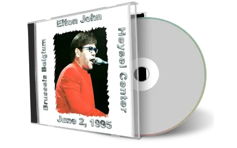 Front cover artwork of Elton John 1995-06-02 CD Brussels Audience