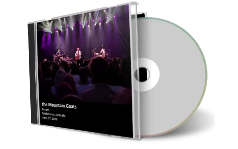Front cover artwork of Mountain Goats 2026-04-17 CD Melbourne Audience