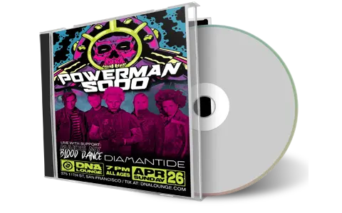 Front cover artwork of Powerman 5000 2026-04-26 CD San Francisco Audience