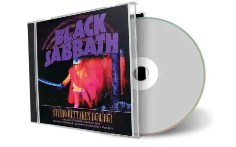 Front cover artwork of Black Sabbath Compilation CD Studio Outtakes 1970 1971 Soundboard