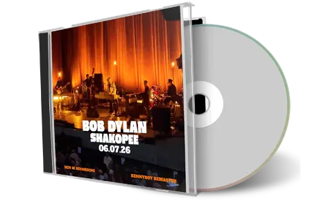 Front cover artwork of Bob Dylan 2026-07-06 CD Shakopee Audience
