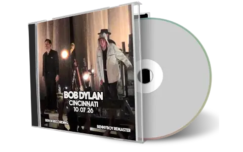 Front cover artwork of Bob Dylan 2026-07-10 CD Cincinnati Audience
