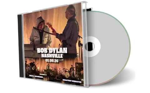 Front cover artwork of Bob Dylan 2026-08-01 CD Nashville Audience