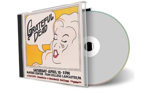 Front cover artwork of Grateful Dead 1971-04-10 CD Lancaster Soundboard
