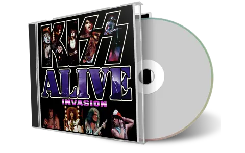Front cover artwork of Kiss Compilation CD Alive Invasion Soundboard