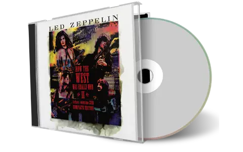 Front cover artwork of Led Zeppelin Compilation CD How The West Was Won Soundboard