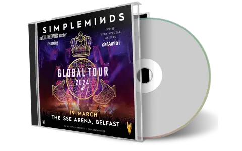 Front cover artwork of Simple Minds 2024-03-19 CD Belfast Audience