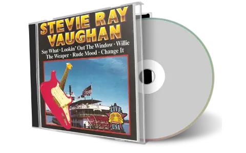 Front cover artwork of Stevie Ray Vaughan Compilation CD Live Usa Soundboard