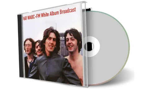 Front cover artwork of The Beatles Compilation CD Wabc Fm White Album Broadcast 1968 Soundboard