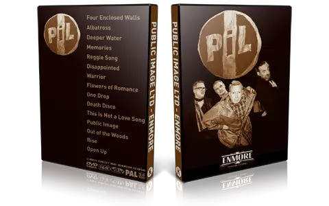Artwork Cover of Public Image Ltd 2013-04-10 DVD Sydney Audience