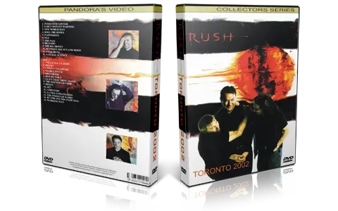Artwork Cover of Rush 2002-07-17 DVD Toronto Audience