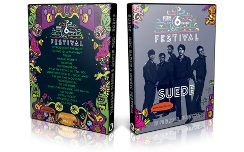 Artwork Cover of Suede 2016-02-13 DVD BBC 6 Music Festival Proshot