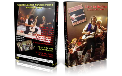 Artwork Cover of Gary Moore 1989-03-09 DVD Belfast Proshot