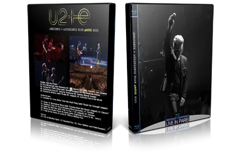 Artwork Cover of U2 2015-11-11 DVD Paris Proshot