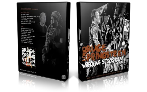 Artwork Cover of Bruce Springsteen 2013-05-04 DVD Stockholm Audience