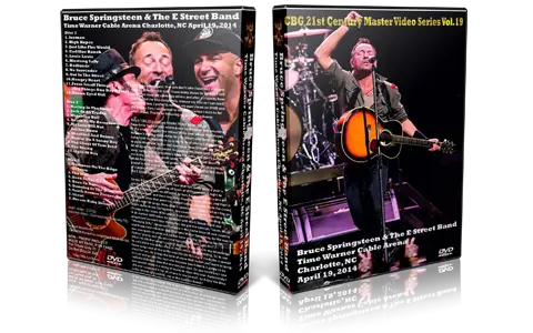 Artwork Cover of Bruce Springsteen 2014-04-19 DVD Charlotte Audience