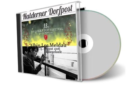Artwork Cover of Albin Lee Meldau 2016-08-13 CD Haldern Audience