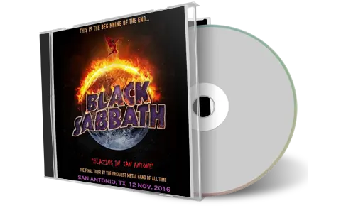 Artwork Cover of Black Sabbath 2016-11-12 CD San Antonio Audience