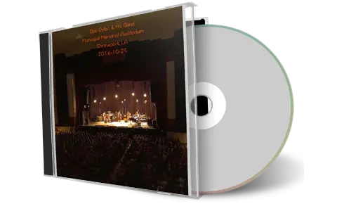 Artwork Cover of Bob Dylan 2016-10-25 CD Shreveport Audience
