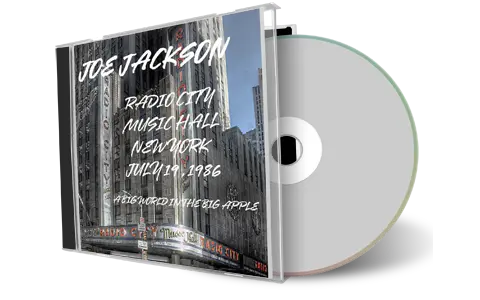 Artwork Cover of Joe Jackson 1986-07-19 CD New York City Audience