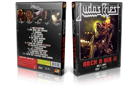 Artwork Cover of Judas Priest 1991-01-23 DVD Rio de Janeiro Proshot