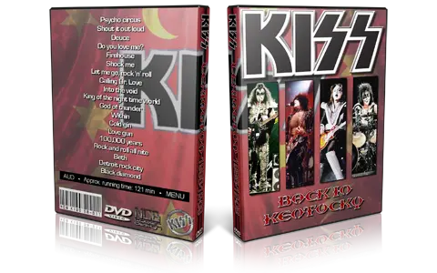 Artwork Cover of KISS 1998-12-09 DVD Lexington Audience