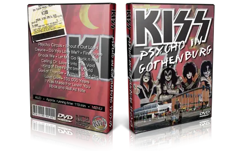 Artwork Cover of KISS 1999-03-05 DVD Gothenburg Audience