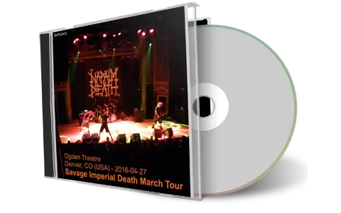 Artwork Cover of Napalm Death 2016-04-27 CD Denver Audience