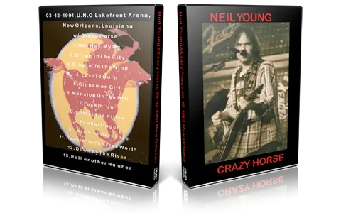 Artwork Cover of Neil Young 1991-03-12 DVD New Orleans Audience