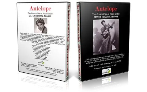 Artwork Cover of Sister Rosetta Tharpe 2011-01-14 DVD BBC documentary Proshot